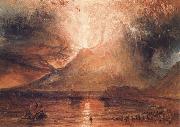 J.M.W. Turner Mount Vesuvius in Eruption oil painting on canvas
